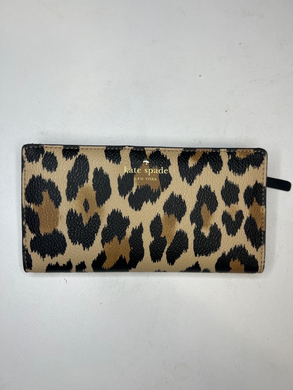 kate spade Schylur Wallet Cheetah Print Bifold wallet .
